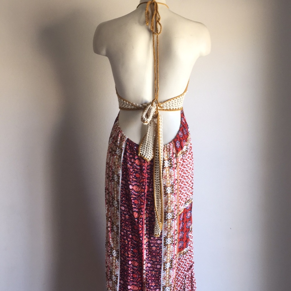 Crochet maxi dress NWT - Picture 3 of 4